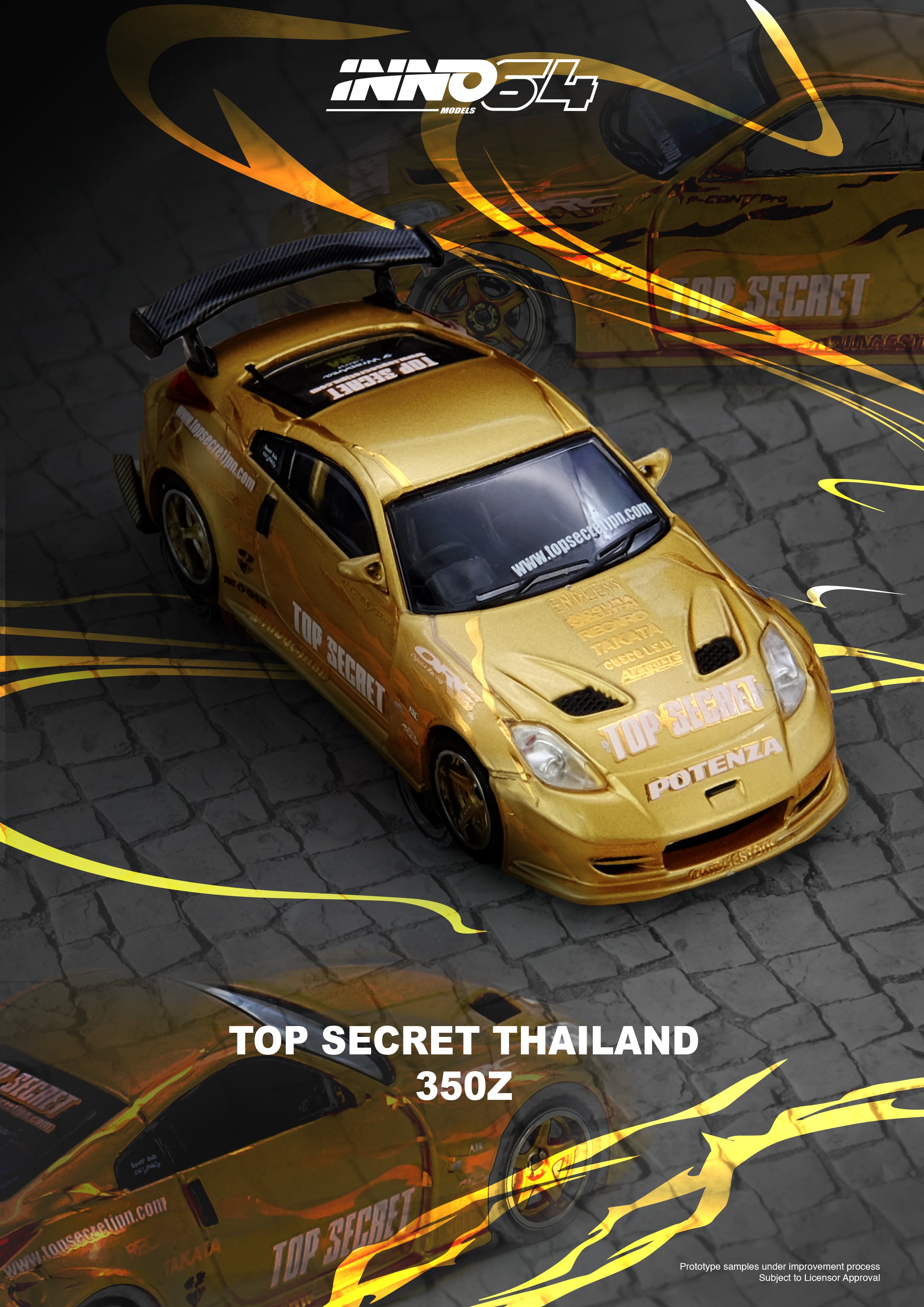 [INNO64] Top Secret Thailand 350Z - Toy Space Diecast Online Store Singapore