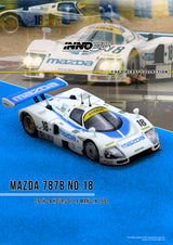 [INNO64] Mazda 787B No.18 59th 24 Hours Le Mans 1991 - Toy Space Diecast Online Store Singapore