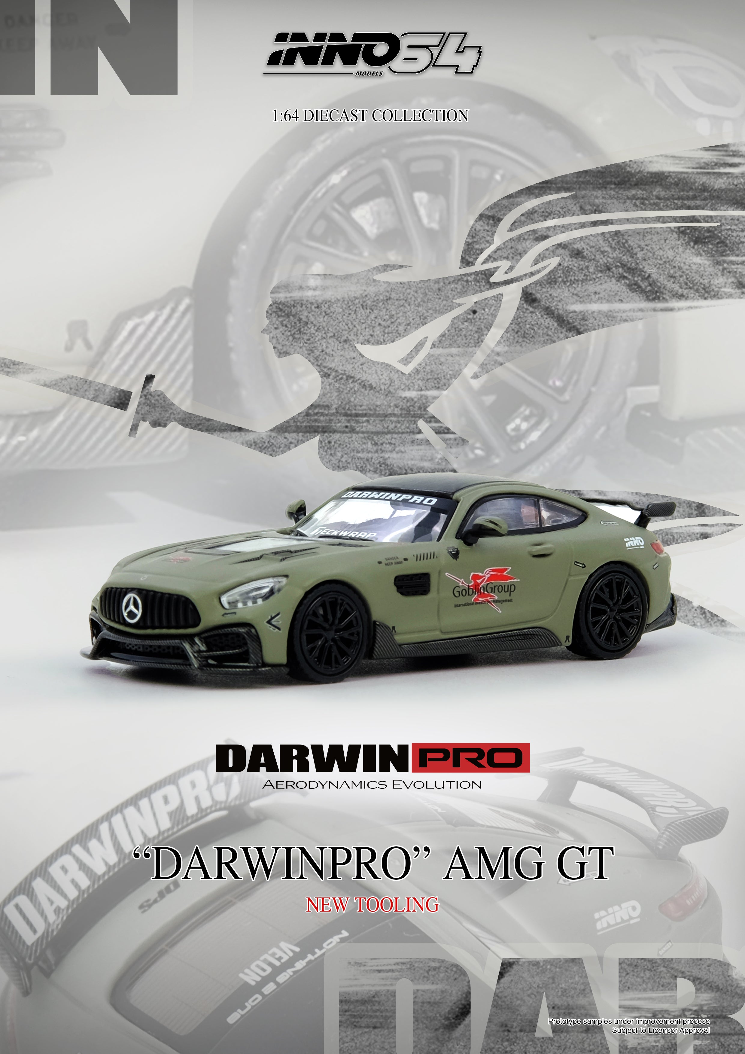 [INNO64] Darwin Pro AMG GT - Toy Space Diecast Online Store Singapore