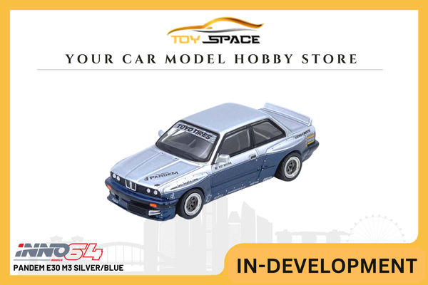 [INNO64] Pandem E30 M3 Silver/Blue