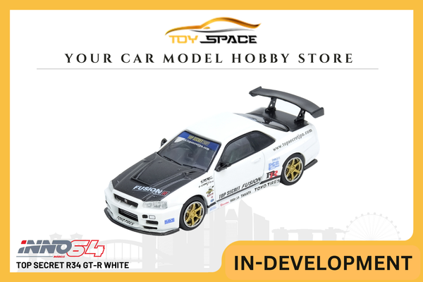 [INNO64] Top Secret R34 GT-R White