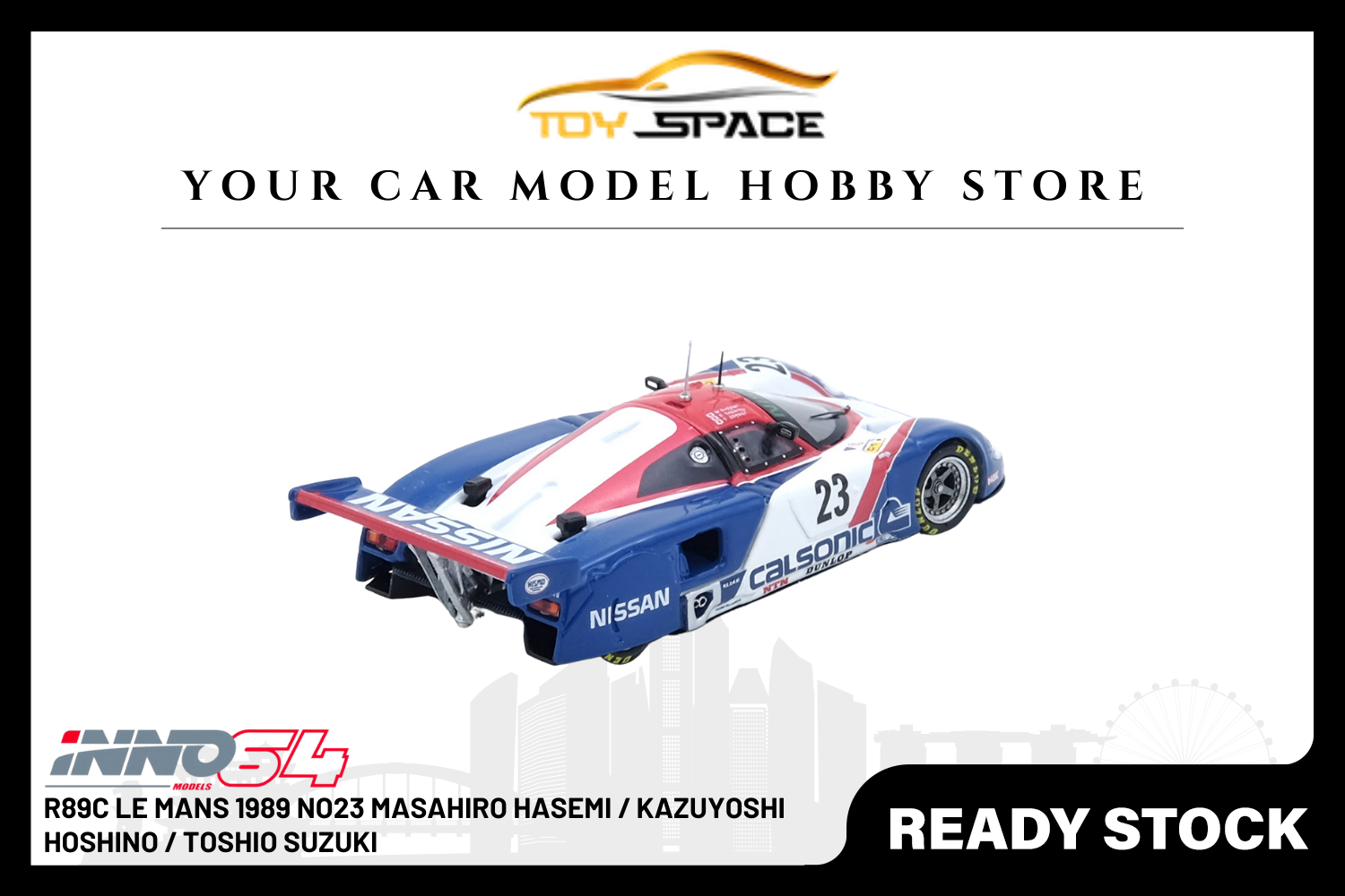 [INNO64] R89C LE MANS 1989 No23 Masahiro Hasemi / Kazuyoshi Hoshino / Toshio Suzuki
