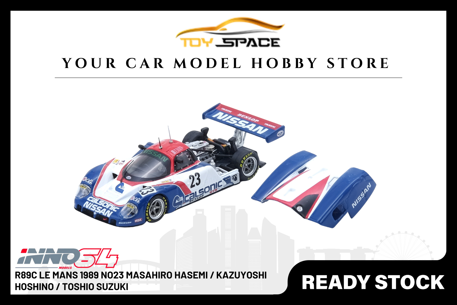 [INNO64] R89C LE MANS 1989 No23 Masahiro Hasemi / Kazuyoshi Hoshino / Toshio Suzuki