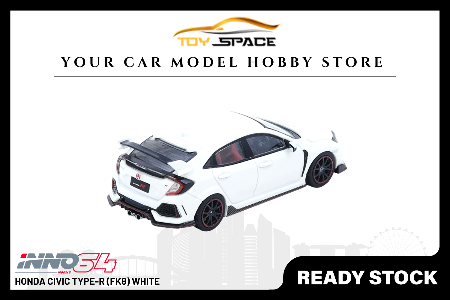 [INNO64] Honda Civic Type-R (FK8) White