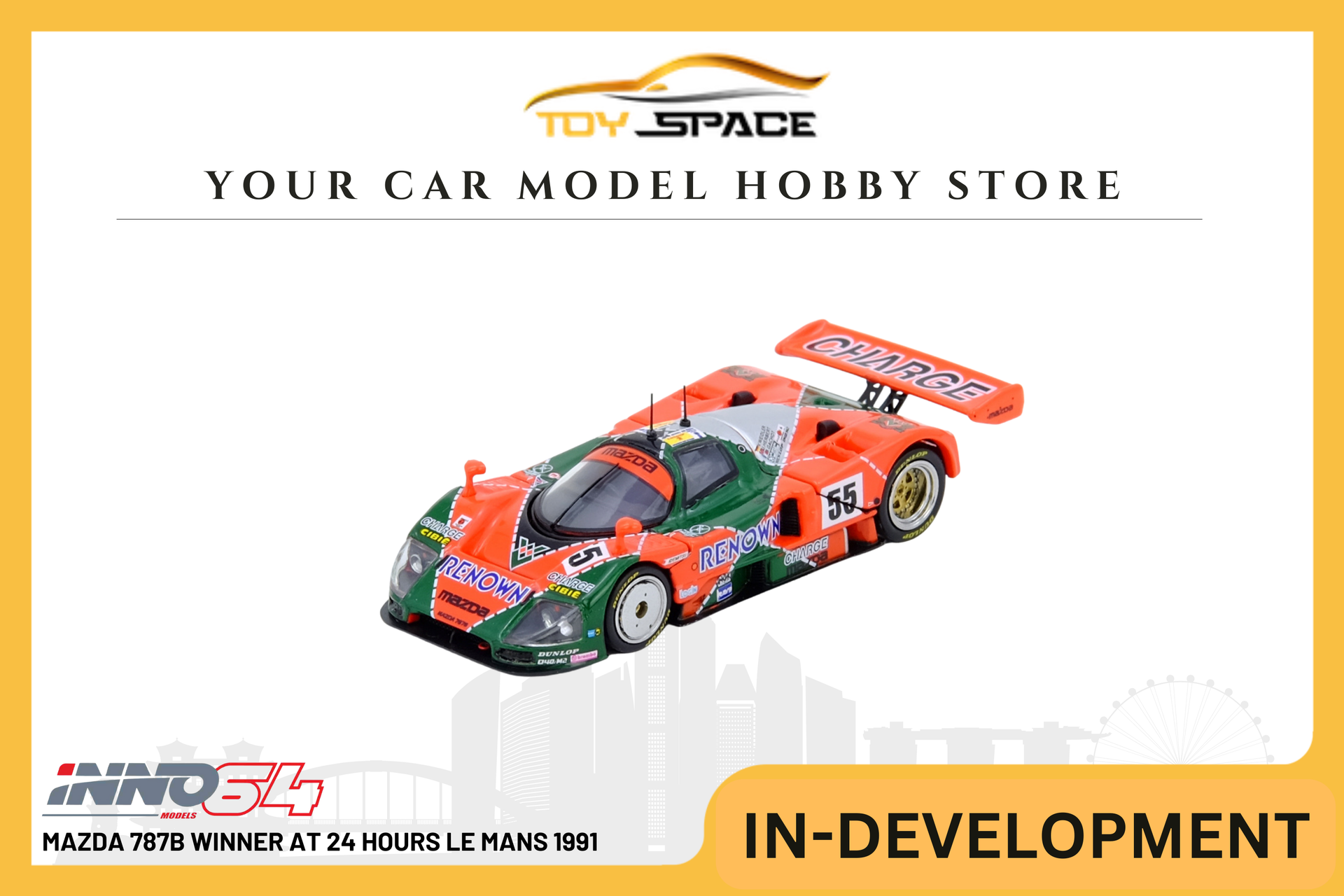 INNO64] Mazda 787B Winner At 24 Hours Le Mans 1991