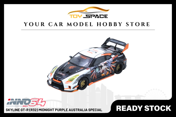 [INNO64] GT-R R35 Widebody AORUS x INNO64 - Toy Space Diecast Online Store Singapore