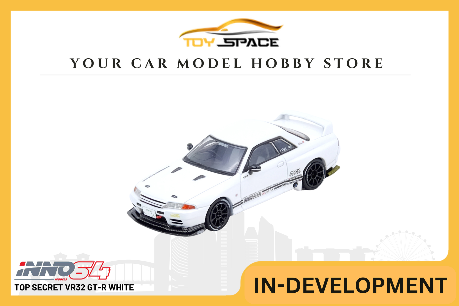 INNO64] Top Secret VR32 GT-R White