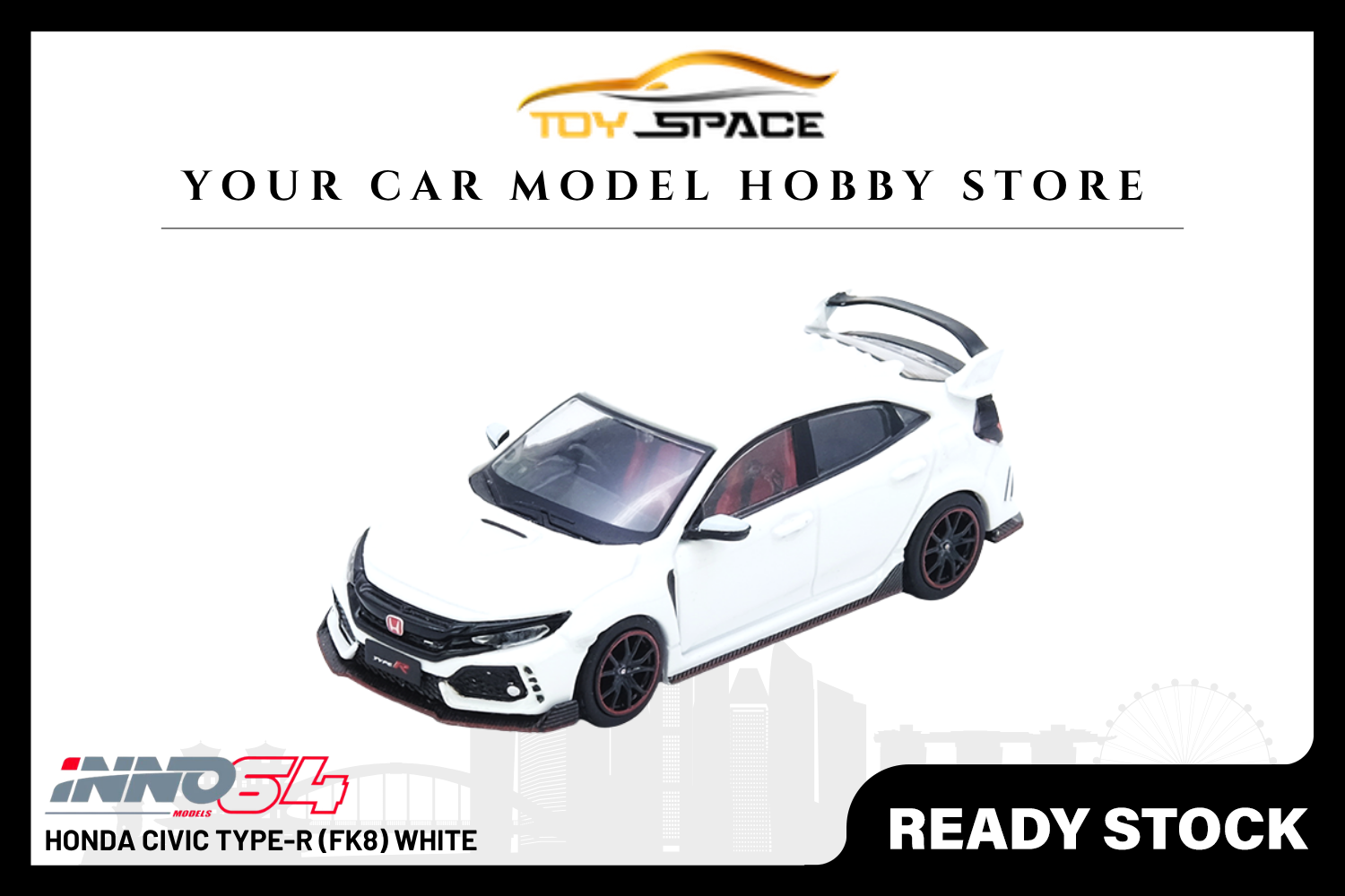 [INNO64] Honda Civic Type-R (FK8) White
