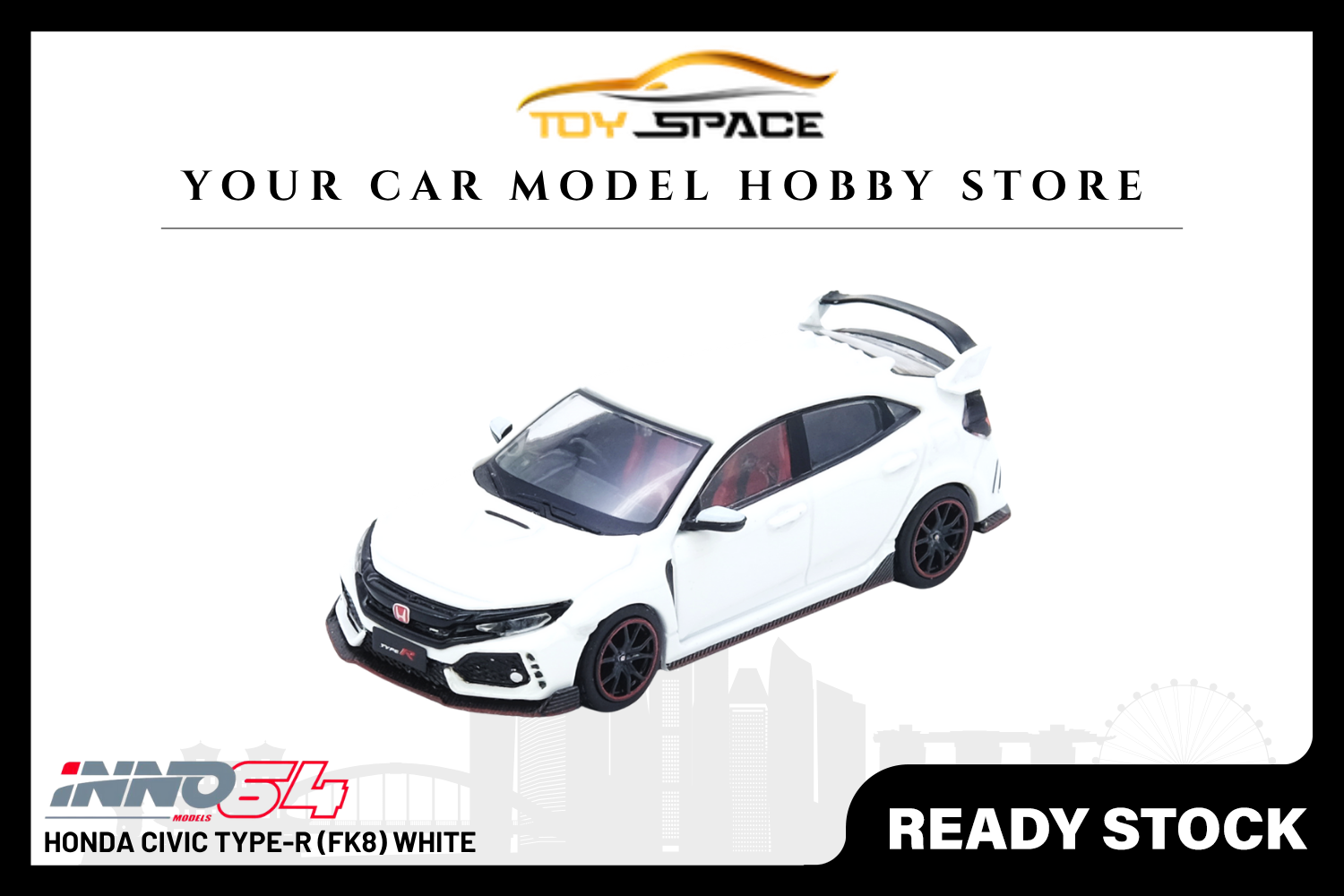 [INNO64] Honda Civic Type-R (FK8) White