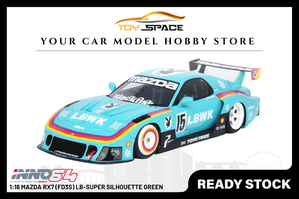[INNO18] Mazda RX7 (FD3S) LB-Super Silhouette Green