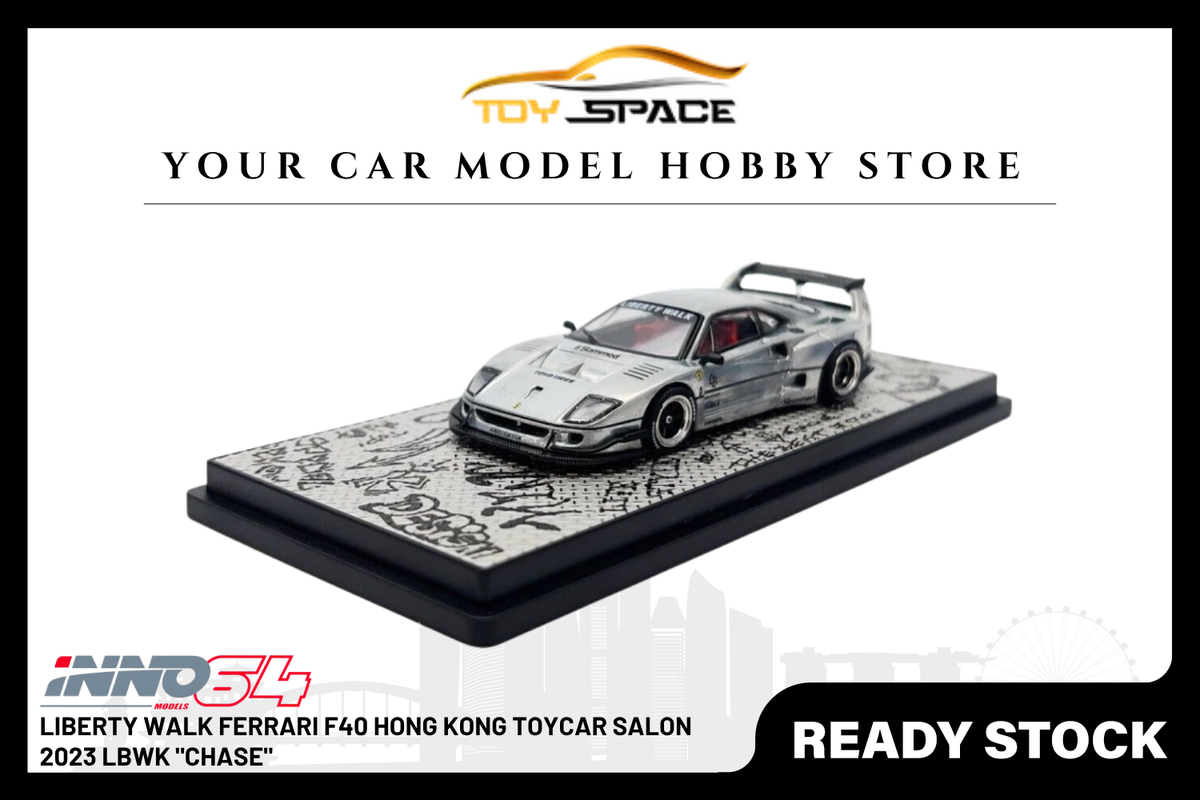 [INNO64] Liberty Walk Ferrari F40 Hong Kong Toycar Salon 2023 LBWK "CHASE"