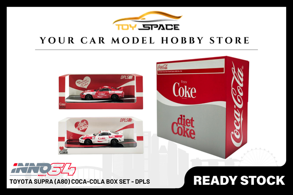 [INNO64] Toyota Supra (A80) Coca-cola Box Set - DPLS