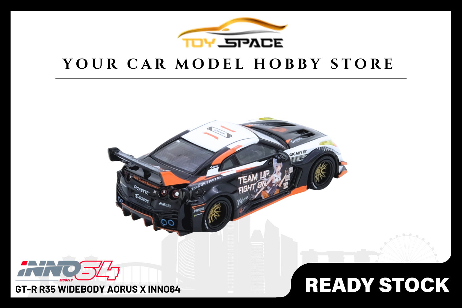 [INNO64] GT-R R35 Widebody AORUS x INNO64