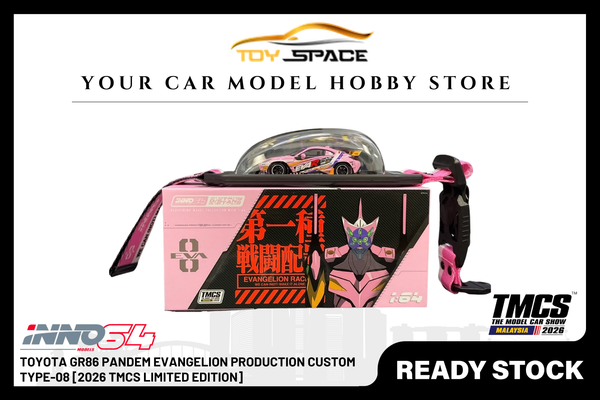 [INNO64] Toyota GR86 Pandem Evangelion Production Custom Type-08 [2026 TMCS Limited Edition]