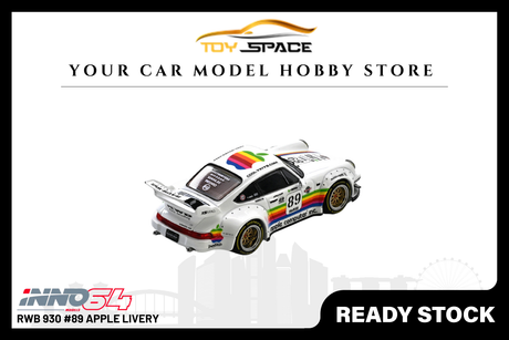 [INNO64] RWB 930 #89 Apple Livery - Toy Space Diecast Online Store Singapore