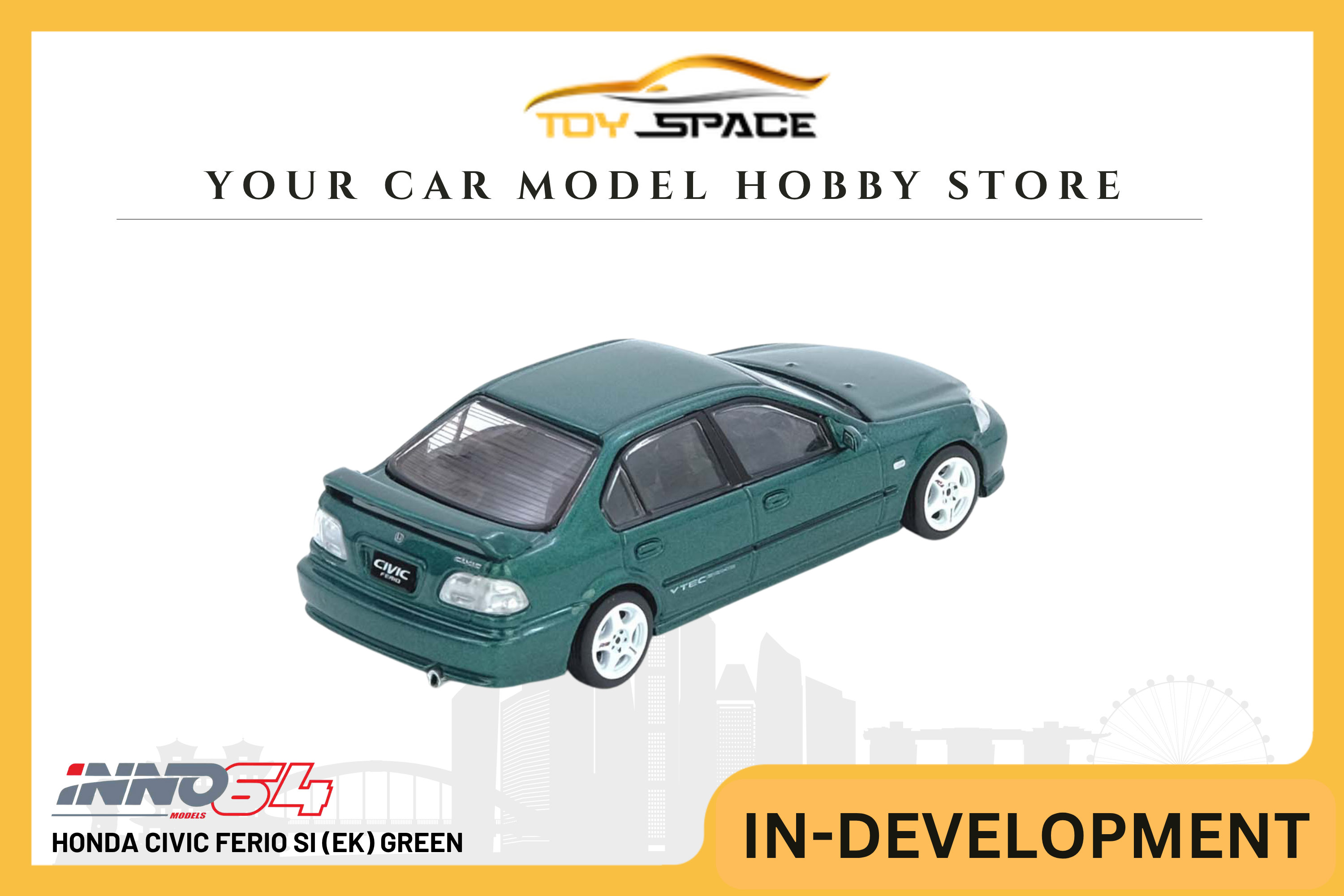 [INNO64] Honda Civic Ferio Si (EK) Green