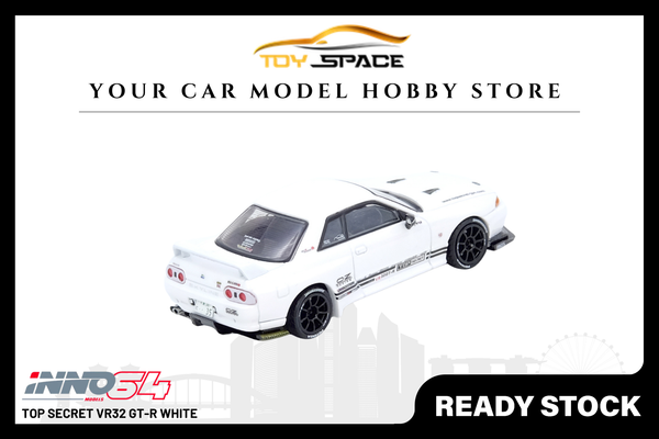 [INNO64] Top Secret VR32 GT-R White - Toy Space Diecast Online Store Singapore