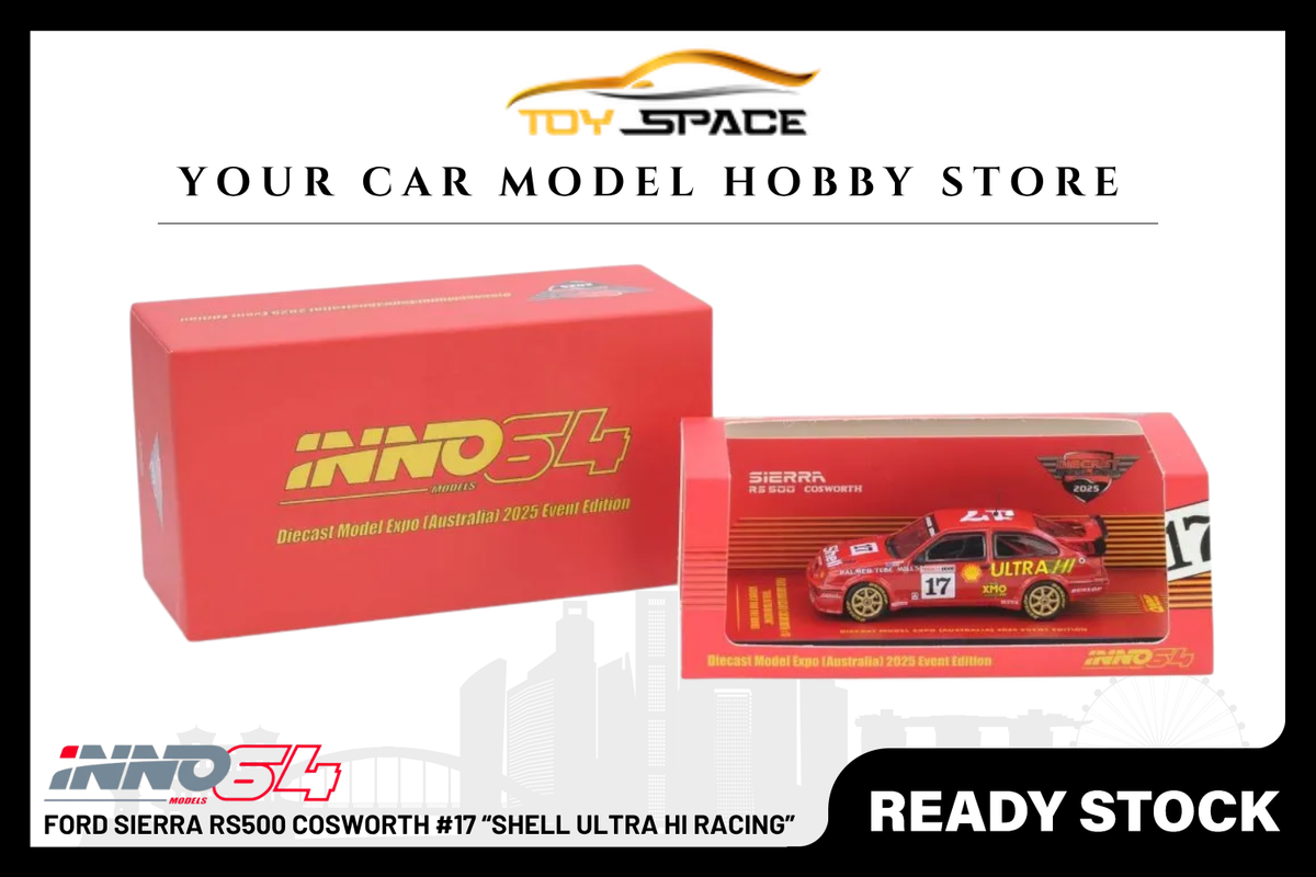 [INNO64] Ford Sierra RS500 Cosworth #17 “Shell Ultra Hi Racing” Bathurst 1000 1989 Winner Diecast Model Expo (Australia) 2025 Event Edition