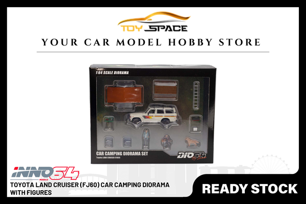 [INNO64] Toyota Land Cruiser (FJ60) Car Camping Diorama With Figures