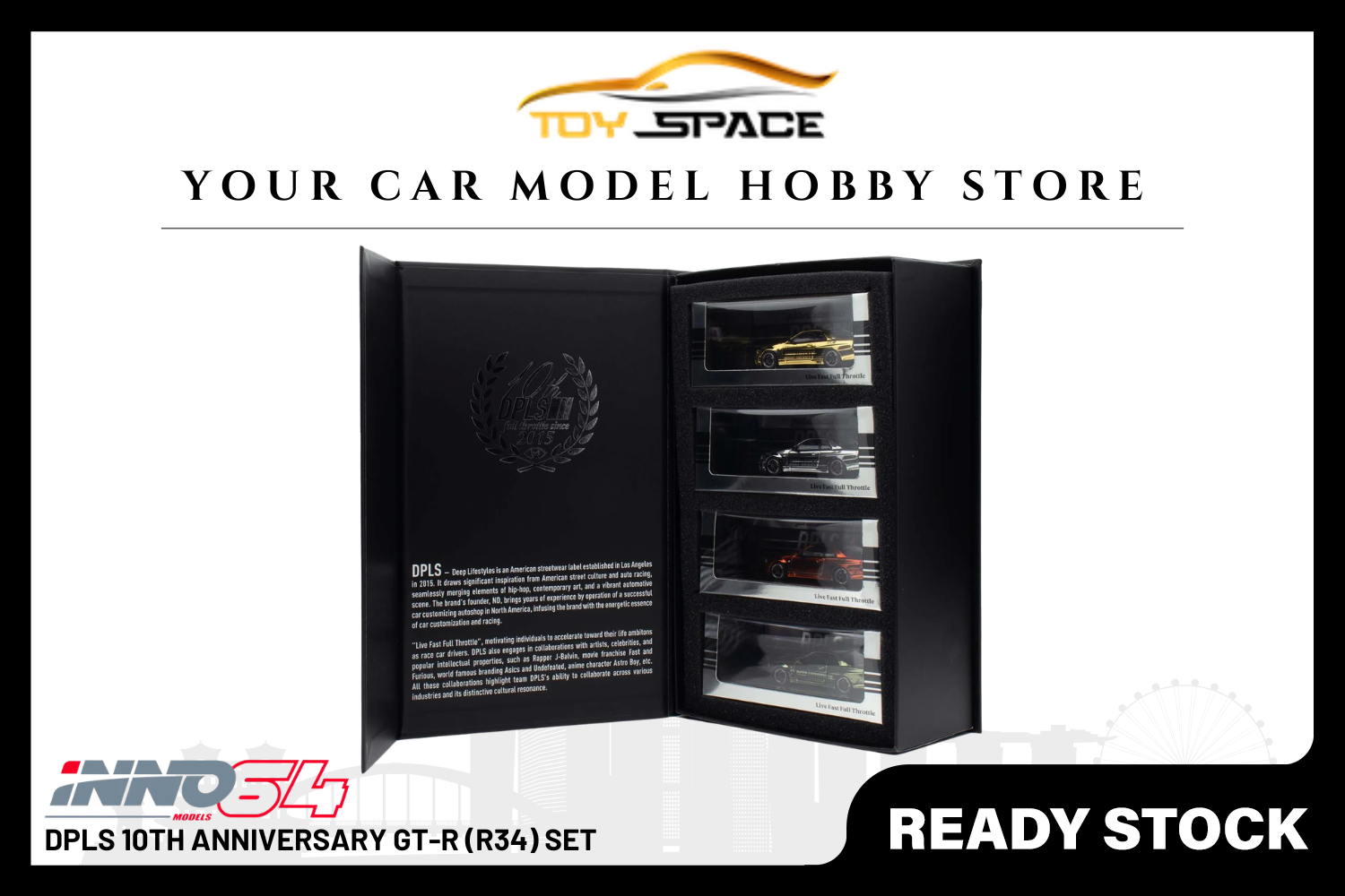 [INNO64] DPLS 10TH Anniversary GT-R (R34) Set