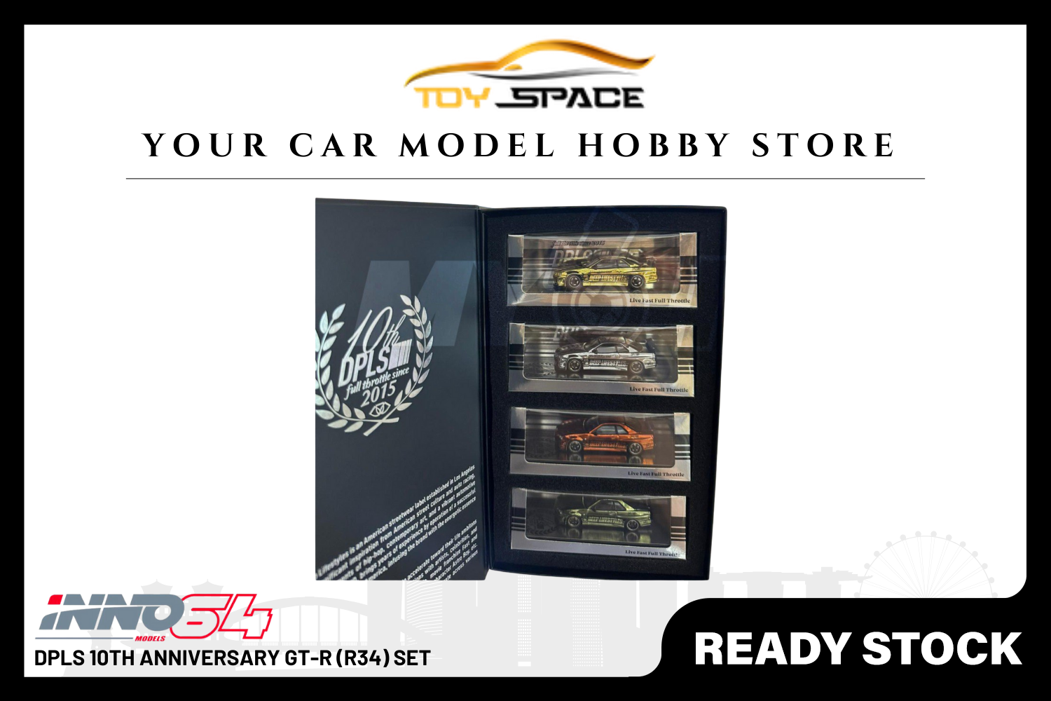 [INNO64] DPLS 10TH Anniversary GT-R (R34) Set