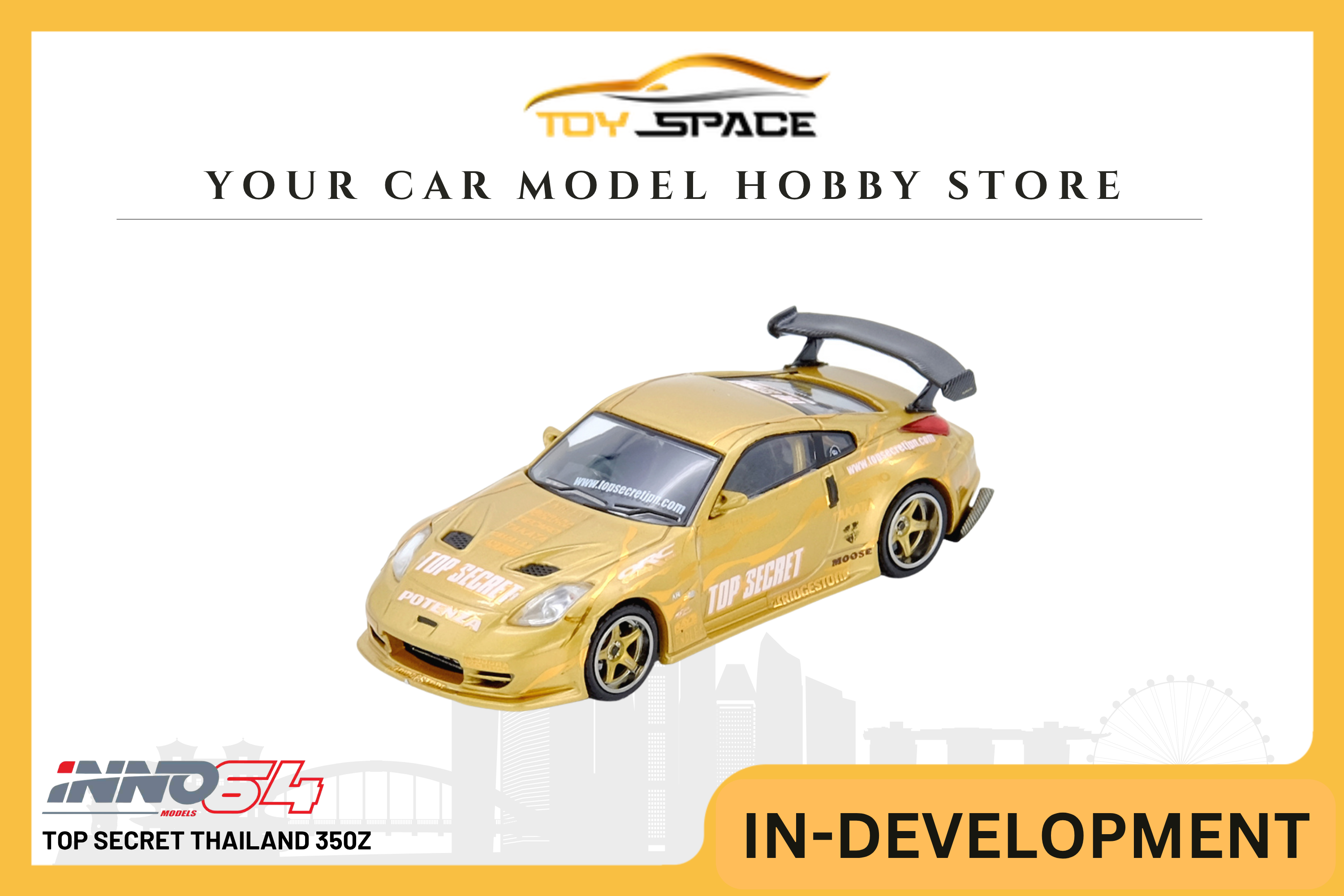 [INNO64] Top Secret Thailand 350Z - Toy Space Diecast Online Store Singapore