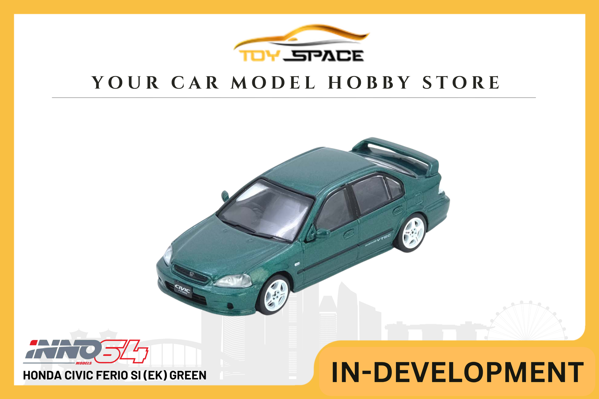 INNO64] Honda Civic Ferio Si (EK) Green