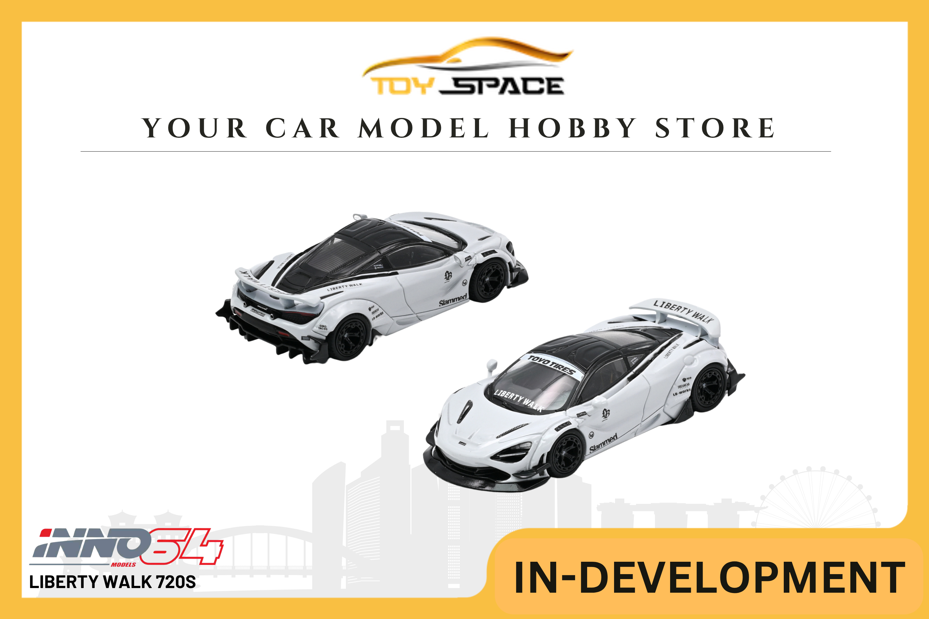 [INNO64] Liberty Walk 720S - Toy Space Diecast Online Store Singapore