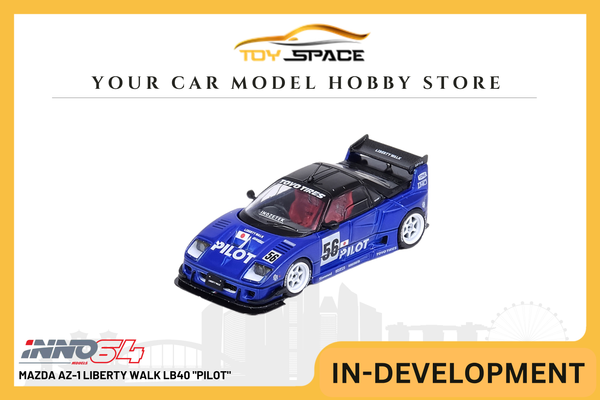 [INNO64] Mazda AZ-1 Liberty Walk LB40 "Pilot" - Toy Space Diecast Online Store Singapore