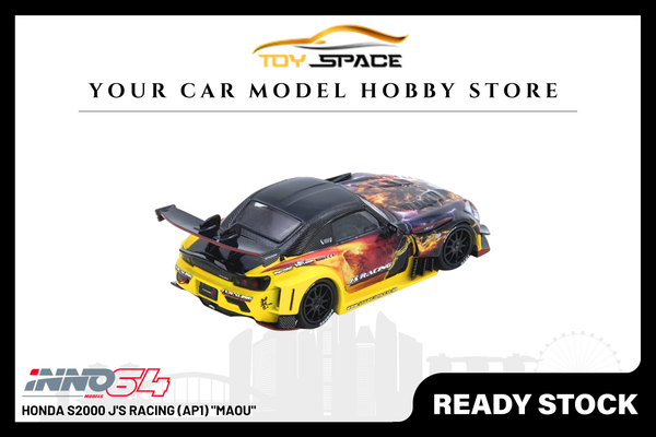 [INNO64] Honda S2000 J'S Racing (Ap1) "MAOU" - Toy Space Diecast Online Store Singapore
