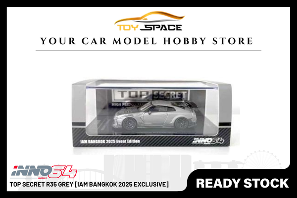 [INNO64] 1:64 Top Secret R35 Grey [IAM Bangkok 2025 Exclusive]