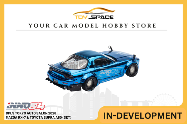 [INNO64] DPLS Tokyo Auto Salon 2026 Mazda RX-7 & Toyota Supra A80 (Set)