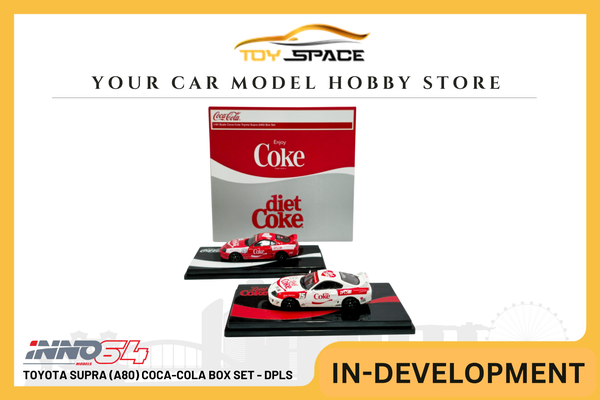 [INNO64] Toyota Supra (A80) Coca-cola Box Set - DPLS