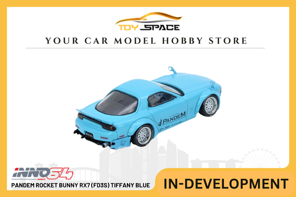 [INNO64] Pandem Rocket Bunny RX7 (FD3S) Tiffany Blue