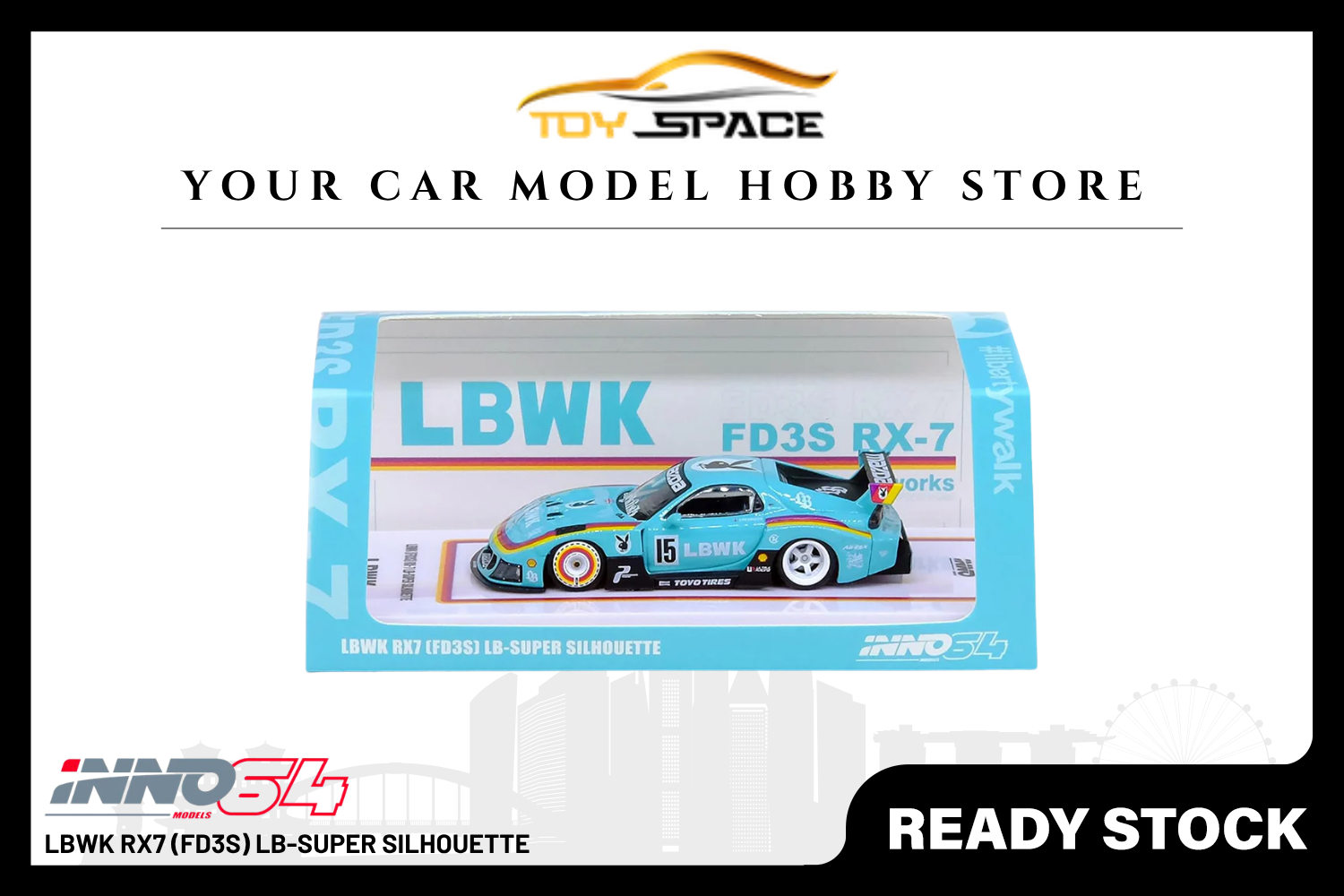 [INNO64] LBWK RX7 (FD3S) LB-Super Silhouette