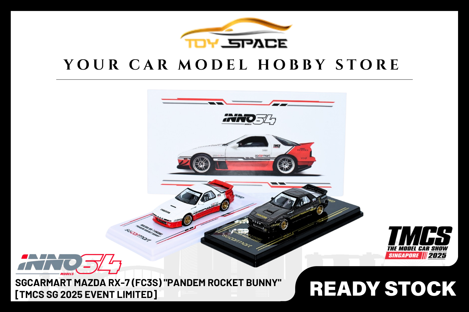 [INNO64] 1:64 SGCARMART Mazda RX-7 (FC3S) 