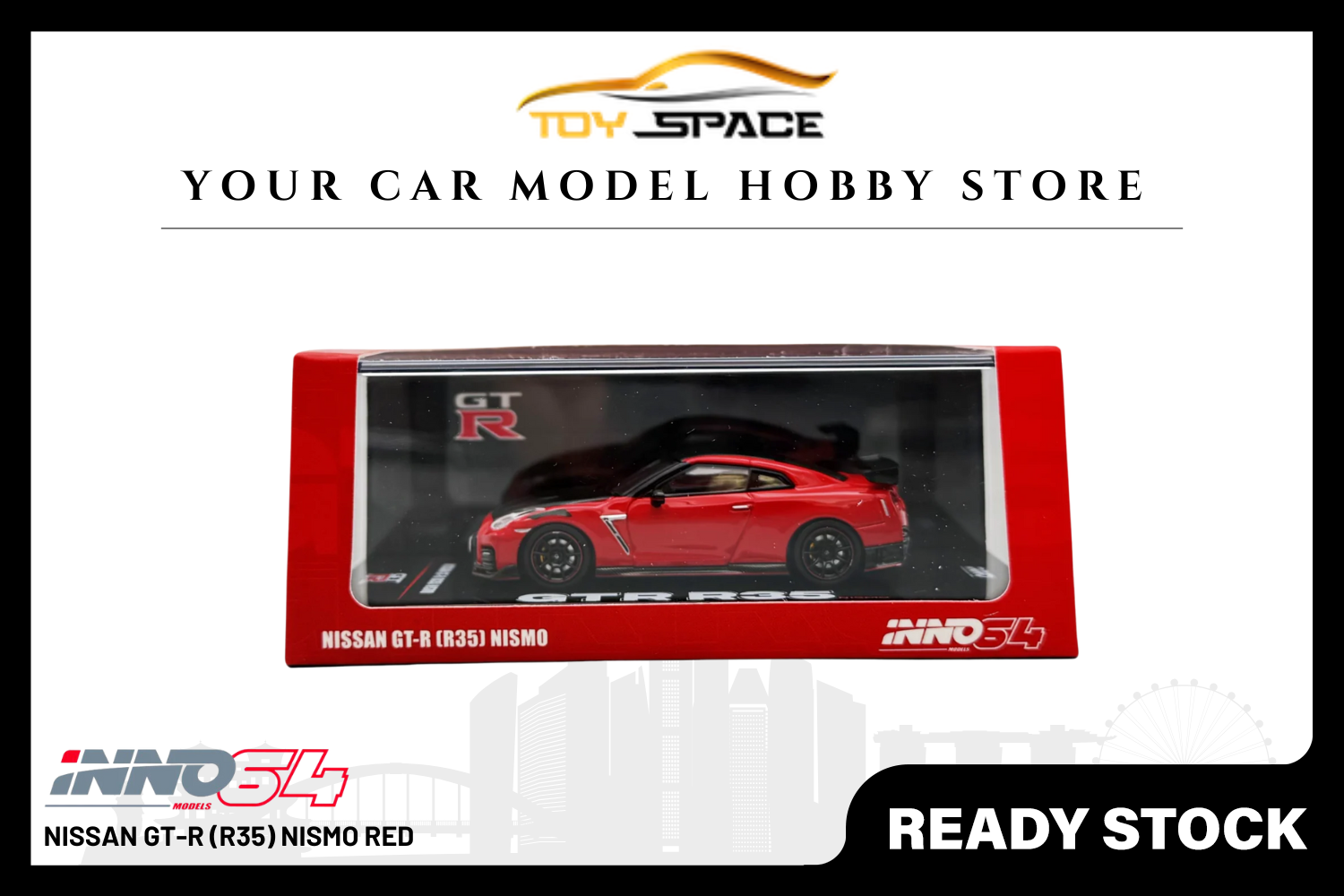 [INNO64] Nissan GT-R (R35) Nismo Red