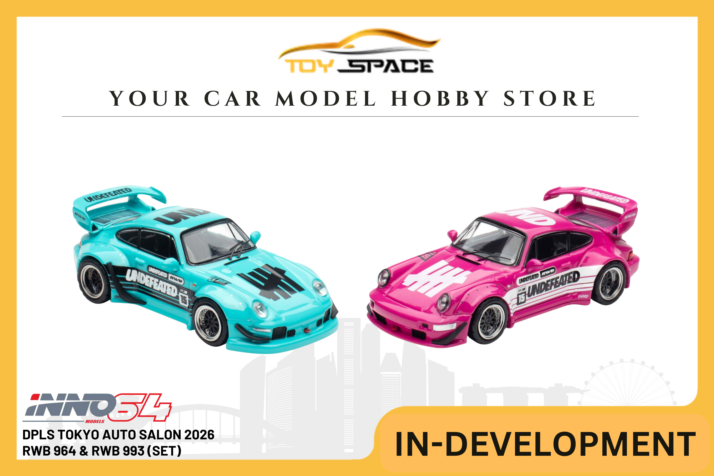 [INNO64] DPLS Tokyo Auto Salon 2026 RWB 964 & RWB 993 (Set)