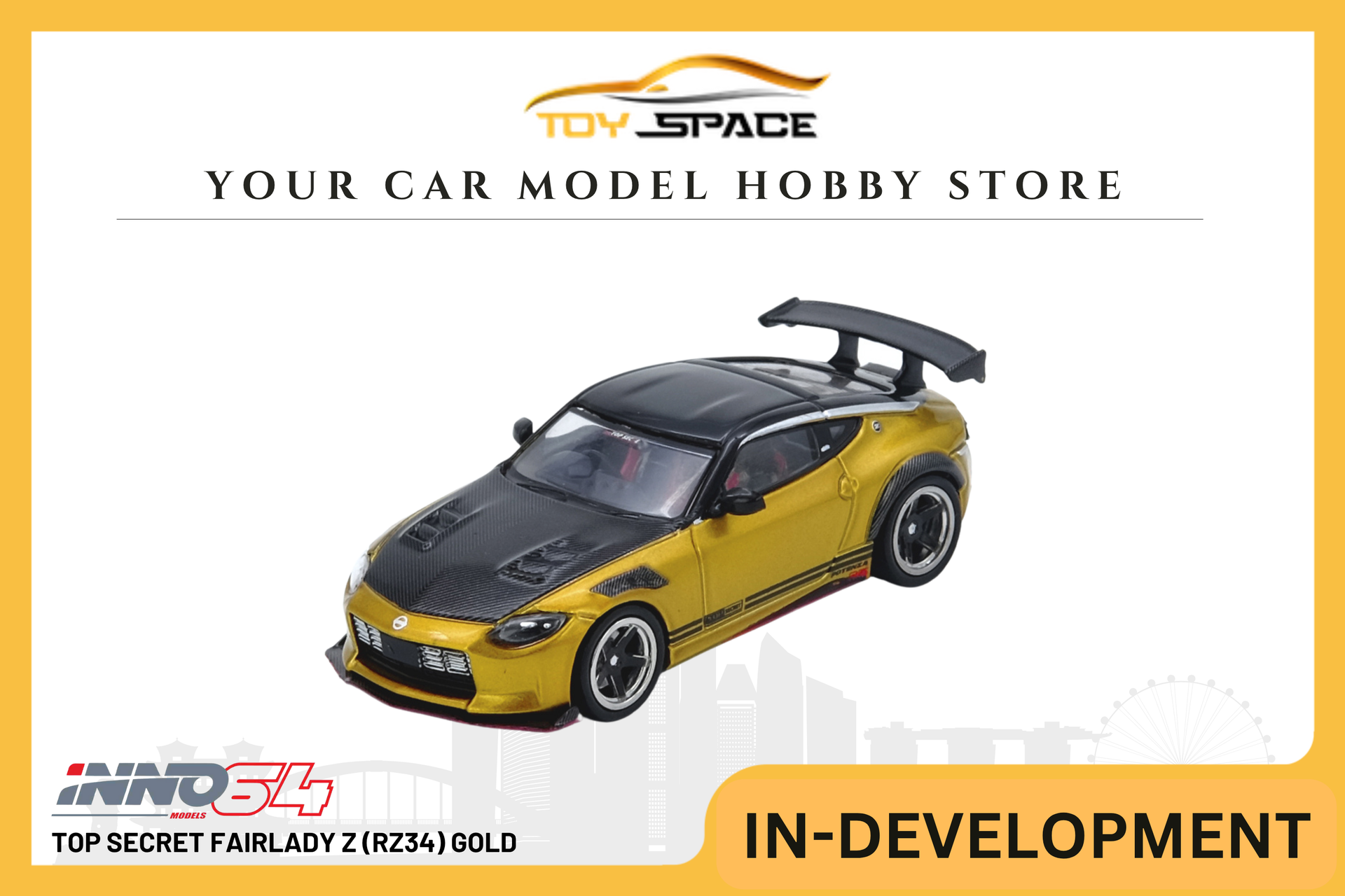 INNO64] Top Secret Fairlady Z (RZ34) Gold