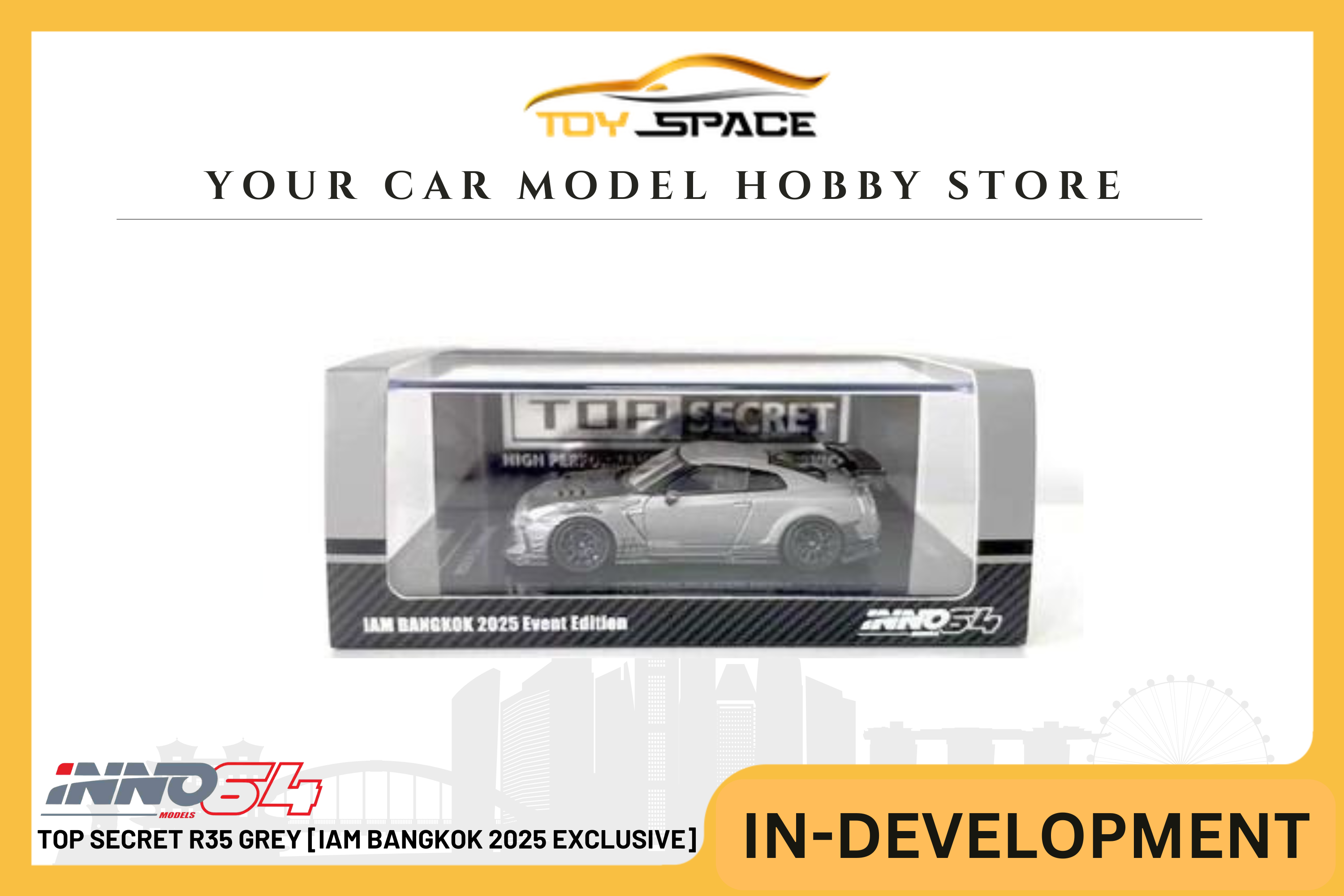 [INNO64] 1:64 Top Secret R35 Grey [IAM Bangkok 2025 Exclusive]