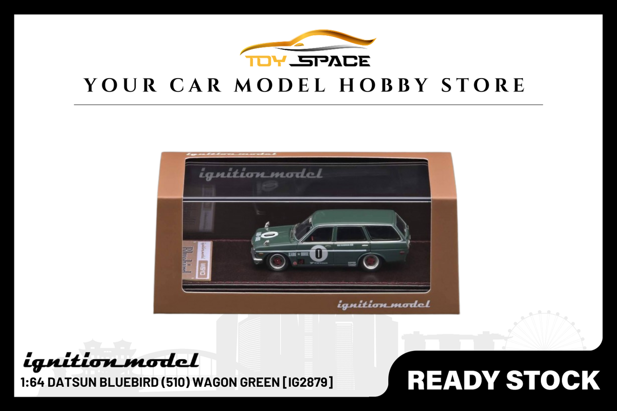[IGNITION MODEL] 1:64 Datsun Bluebird (510) Wagon Green [IG2879]