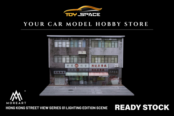 [MOREART] 1:64 Hong Kong Street View Series 01 Lighting Edition Scene