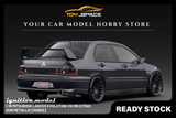 [IGNITION MODEL] 1:18 Mitsubishi Lancer Evolution VIII MR (CT9A) Gun Metallic [IG3832] - Toy Space Diecast Online Store Singapore
