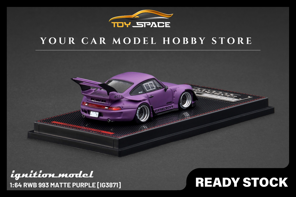 [IGNITION MODEL] 1:64 RWB 993 Matte Purple [IG3871] - Toy Space Diecast Online Store Singapore