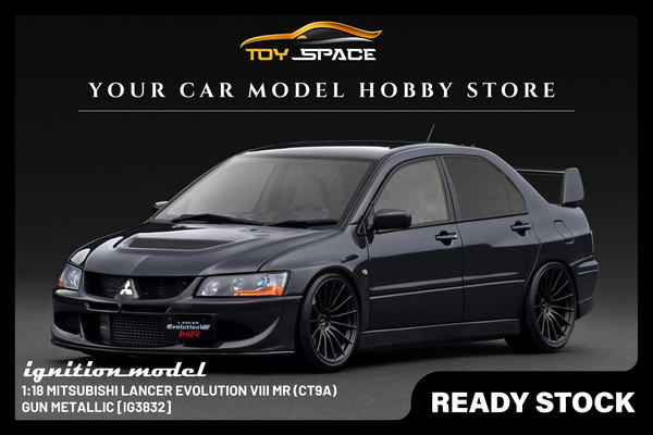 [IGNITION MODEL] 1:18 Mitsubishi Lancer Evolution VIII MR (CT9A) Gun Metallic [IG3832]