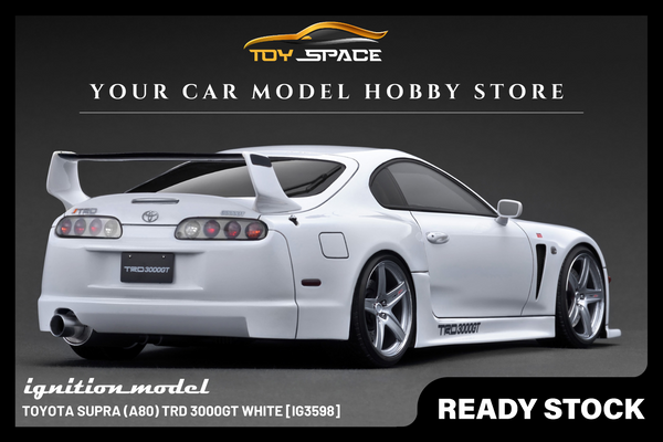 [IGNITION MODEL] 1:18 Toyota Supra (A80) TRD 3000GT White [IG3598]