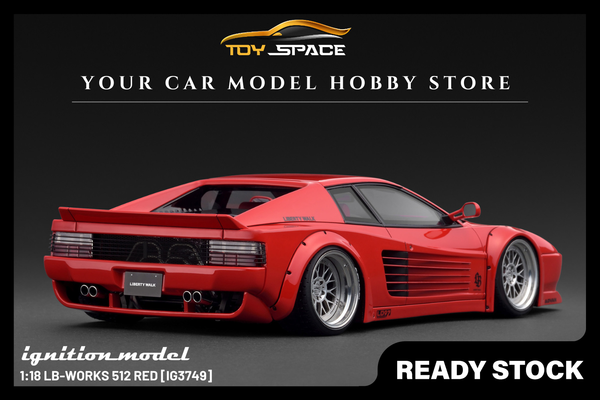 [IGNITION MODEL] 1:18 LB-Works 512 Red [IG3749]