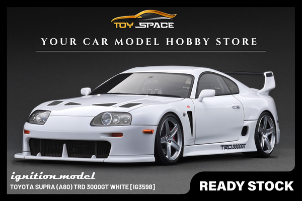 [IGNITION MODEL] 1:18 Toyota Supra (A80) TRD 3000GT White [IG3598]