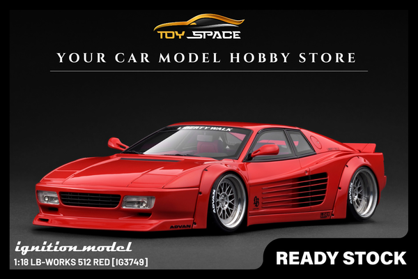 [IGNITION MODEL] 1:18 LB-Works 512 Red [IG3749]