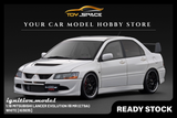[IGNITION MODEL] 1:18 Mitsubishi Lancer Evolution Ⅷ MR (CT9A) White [IG3835] - Toy Space Diecast Online Store Singapore